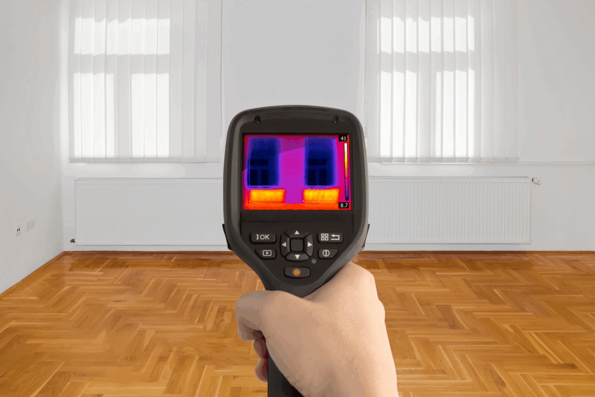 camera thermique détection fuite d'eau